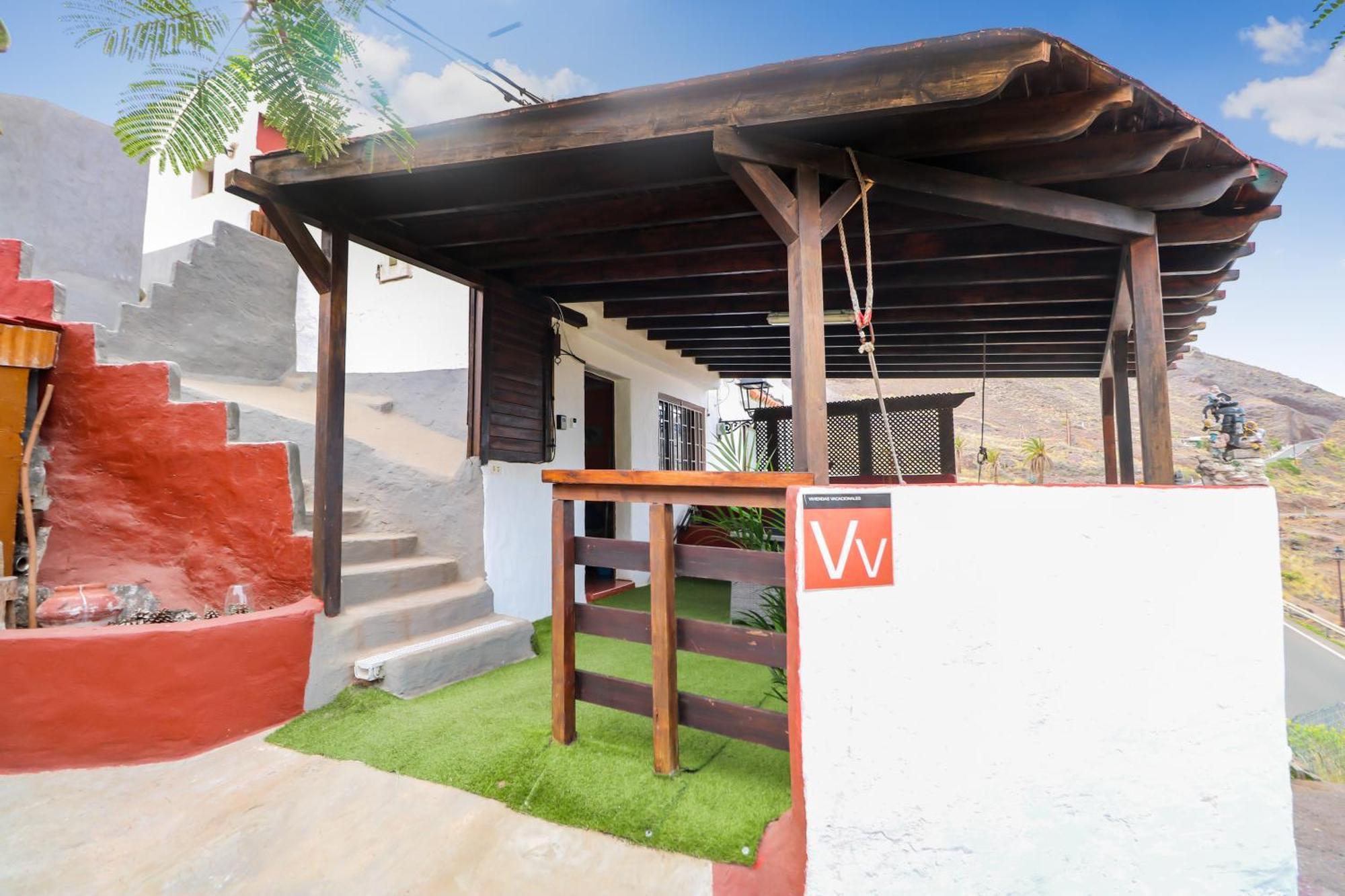 El Risco Double Bed Apart 2-Br Bagian luar foto
